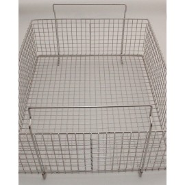 SONICA 90L rectangular stainless steel basket