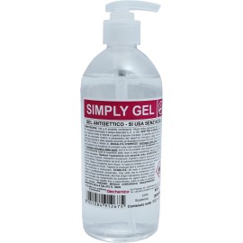 Simply Gel 500ml - Antiseptic Gel x 12